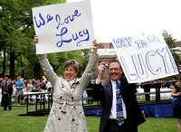 Proud parents at Commencement